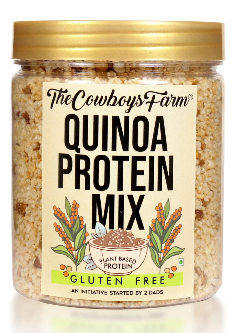Quinoa Protein Mix (Made with gluten free ingredients)-No Palm Oil-No Onion And No Garlic- The Cowboys Farm-150gm
