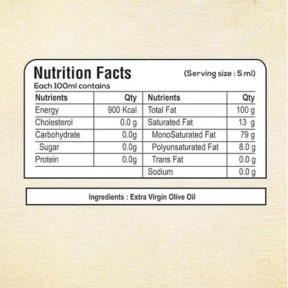 Olive Oil | Virgin Olive Oil - Raw Cold Pressed - Organic - Supports Skin &amp; Heart Health - Pure Nutrition - 750ml
