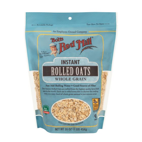Instant Rolled Oats Whole Grain - Vegan - Bob&