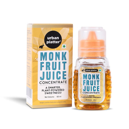 Monk Fruit Juice | (Concentrate) - Pure - Natural Sweeteners - A Healthy Alternative To Refined Sugar - Non Gmo - Urban Platter – 60ml