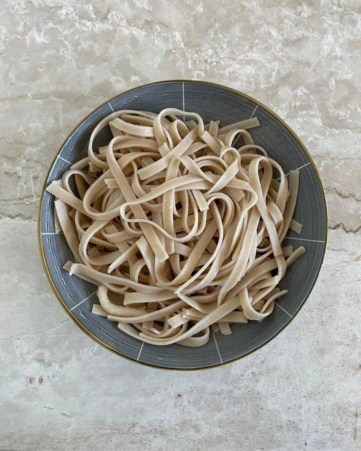Pasta| Fettuccine Whole Wheat &amp; Semolina Pasta – Donna Pastaia – 250gm