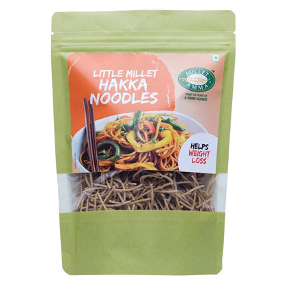 Noodles | Little Millet Hakka Noodles -No Preservative- Millet Amma- 175gm
