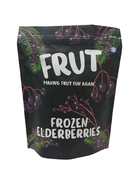Elderberries |  Frozen Elderberries – No Added Sugar, Flavours &amp; No Added Preservatives – Frut – 1000gm