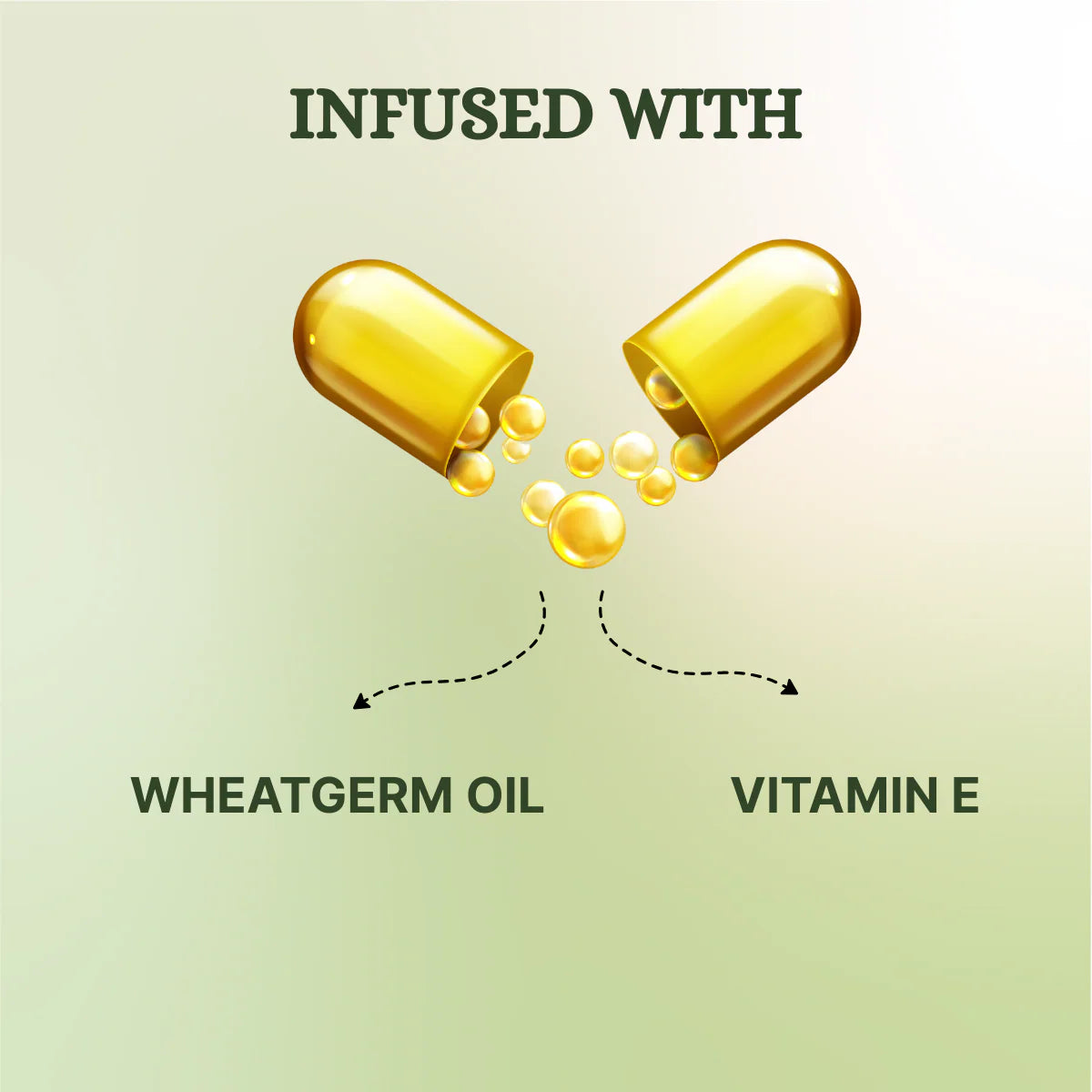 Vitamin E | Wheatgerm Oil (Skin &amp; Hair Health)-510mg- Supports Skin and Hair health- Antioxidant Support - Pure Nutrition - 120N Veg Capsules