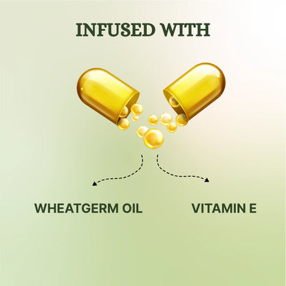 Vitamin E | Wheatgerm Oil (Skin &amp; Hair Health)-510mg- Supports Skin and Hair health- Antioxidant Support - Pure Nutrition - 120N Veg Capsules