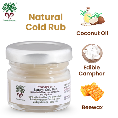 Cold Rub - Blend of Natural Ingredients - Praanapoorna - 25gm
