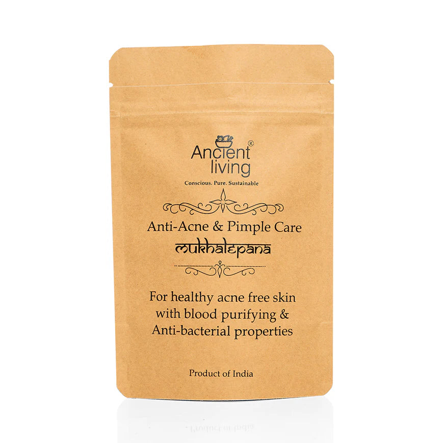Face Pack  | Anti Pimple Face Pack- Free from synthetic Additives and Preservatives -  Ancient Living - 40gm