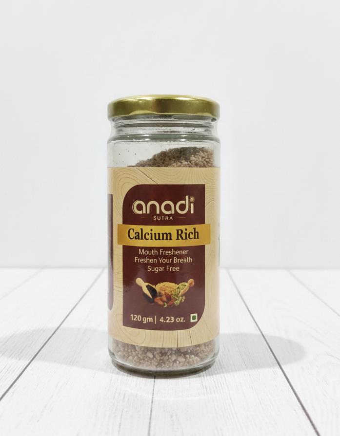 Mouth Freshener | Calcium Rich - Aftermeal – Vegan, No Added Additives &amp;amp; No Added Sugar – Anadi - Dawn Lee – 120gm