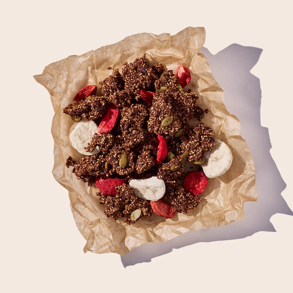 Berry &amp; Banana Millet Granola- Gluten Free, Refined Sugar Free &amp; PCOS Friendly – The Cinnamon Kitchen – 200gm