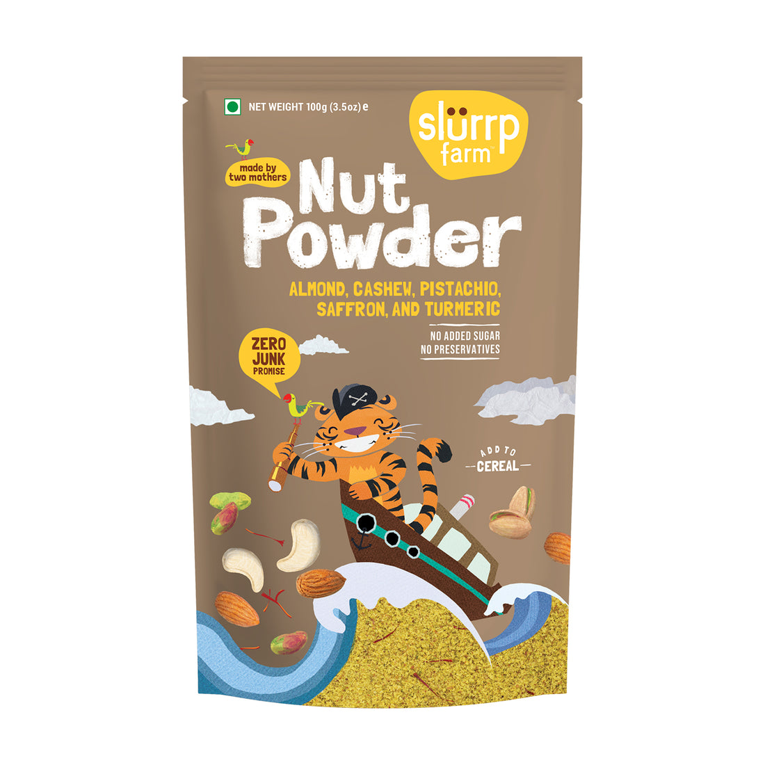 Organic Nut Powder - No Added Sugar - Slurrp Farm - 100gm