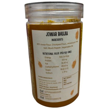 Bhujia Namkeen | Jowar Bhujia -100% Natural, Gluten Free &amp; No Added Preservatives - Millet For Health - 250gm