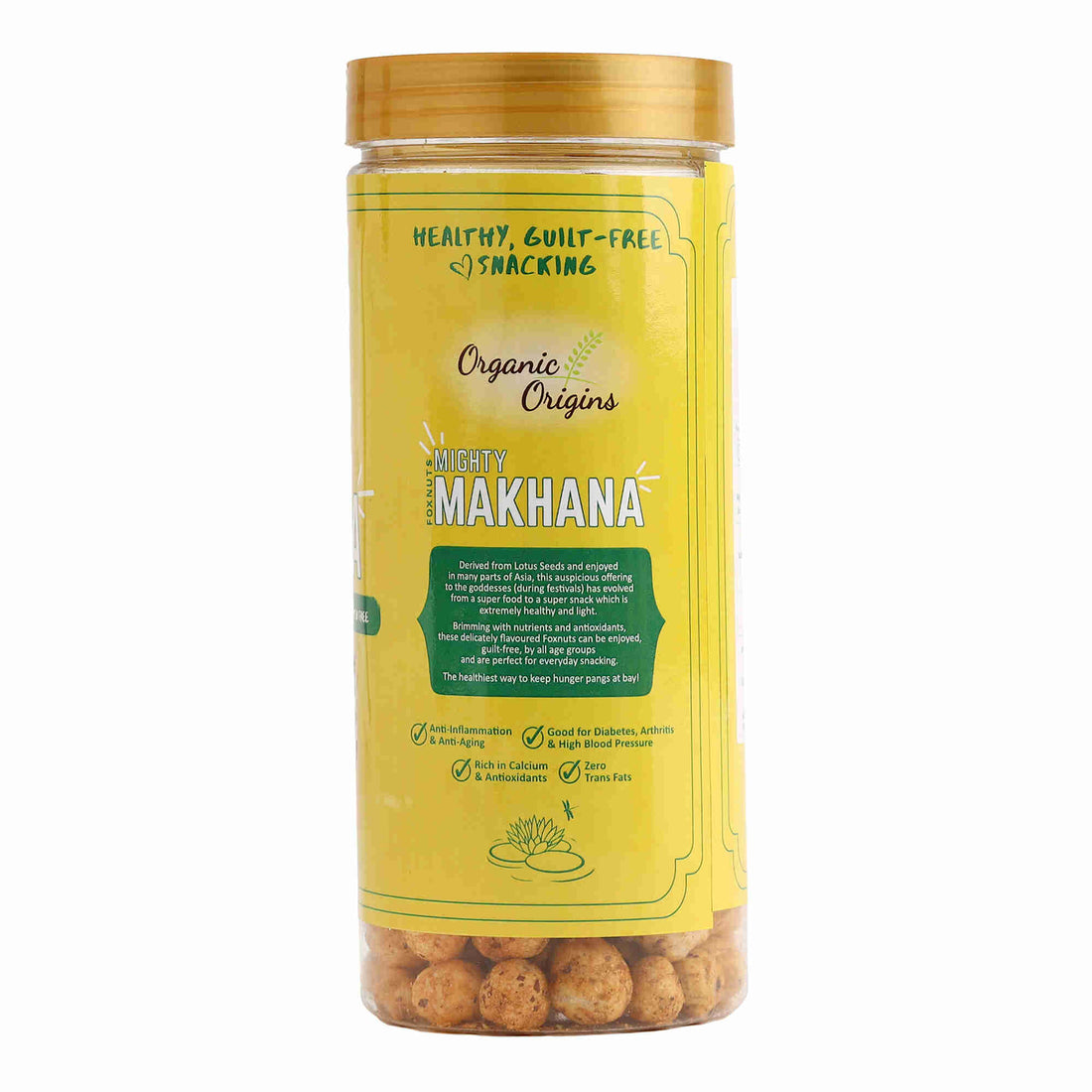 Makhana Chipotle - Gluten Free, High Protein, High Fibre &amp;amp; Low Calorie – Organic Origins - 80gm