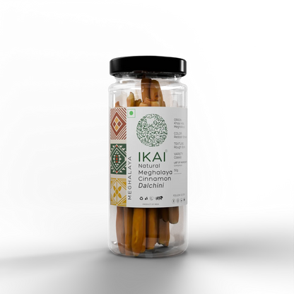 Cinnamon |Natural Meghalaya Cinnamon (Dalchini) - Regional Speciality Meghalaya  - No Preservatives- Ikai Organic – 50gm