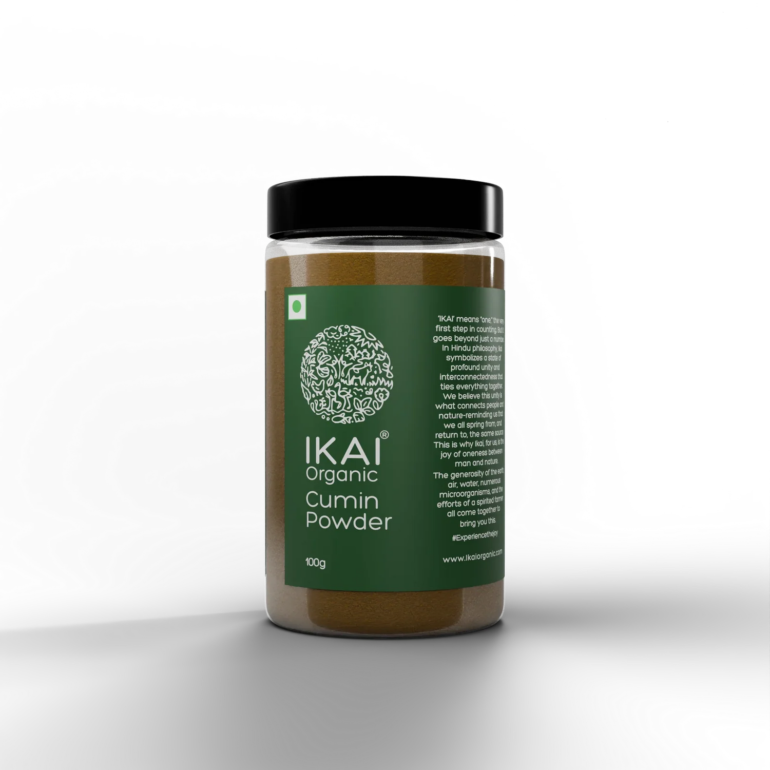 Cumin Powder |Organic Cumin Powder (Jeera Powder )-Pure , Aromatic Spice  - No Preservatives- Ikai Organic – 100gm