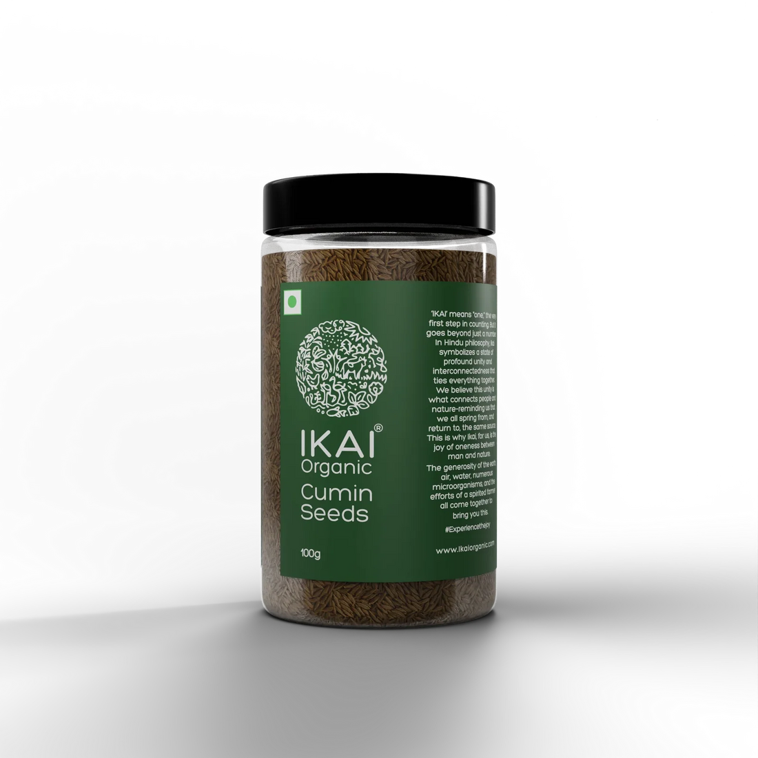 Seeds| Organic Cumin Seeds (Sabut Jeera) - Pure Healthy & Aromatic- No Preservatives- Ikai Organic – 100gm
