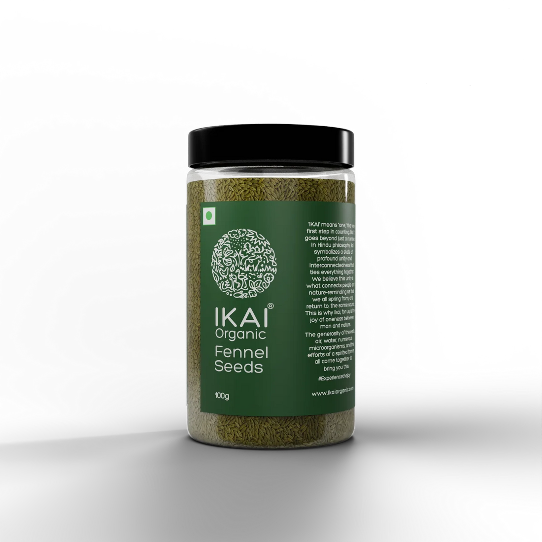 Seeds| Organic Fennel Seeds (Saunf) - Mouth Freshener - Aromatic Spice - No Preservatives- Ikai Organic – 100gm