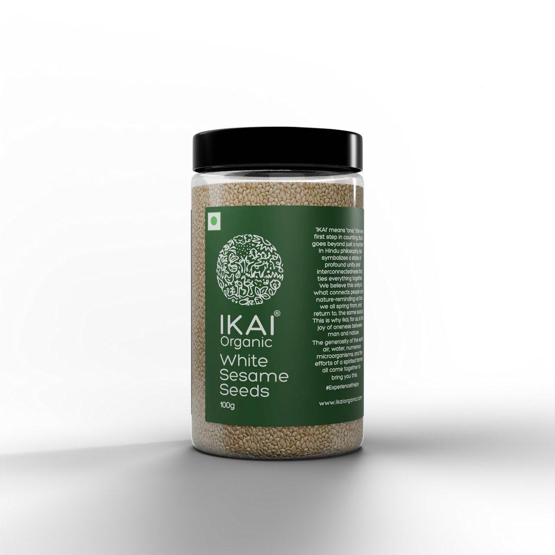 Seeds| White Sesame Seeds - Safed Til ,Healthy Seeds ,Good Fats - No Preservatives- Ikai Organic – 100gm
