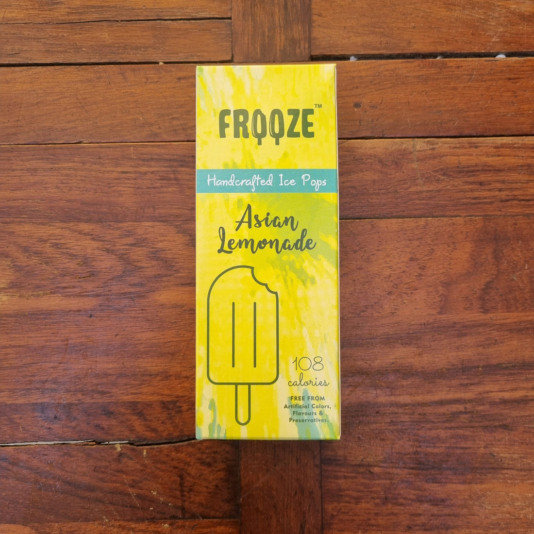 Asian Lemonade Ice Cream | 108 Calories - All Natural – Vegan, No Added Preservatives, Artificial Flavors & No Added Emulsifiers - Frooze - 50gm