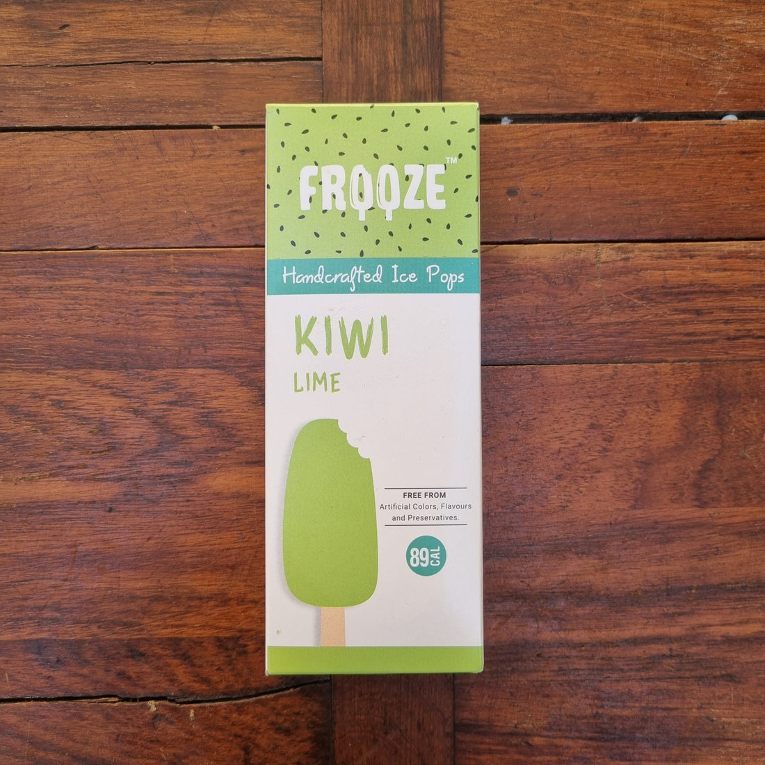 Kiwi Lime Ice Cream – 89 Calories - Vegan, No Added Preservatives & No Added Artificial Flavors - Frooze - 50gm