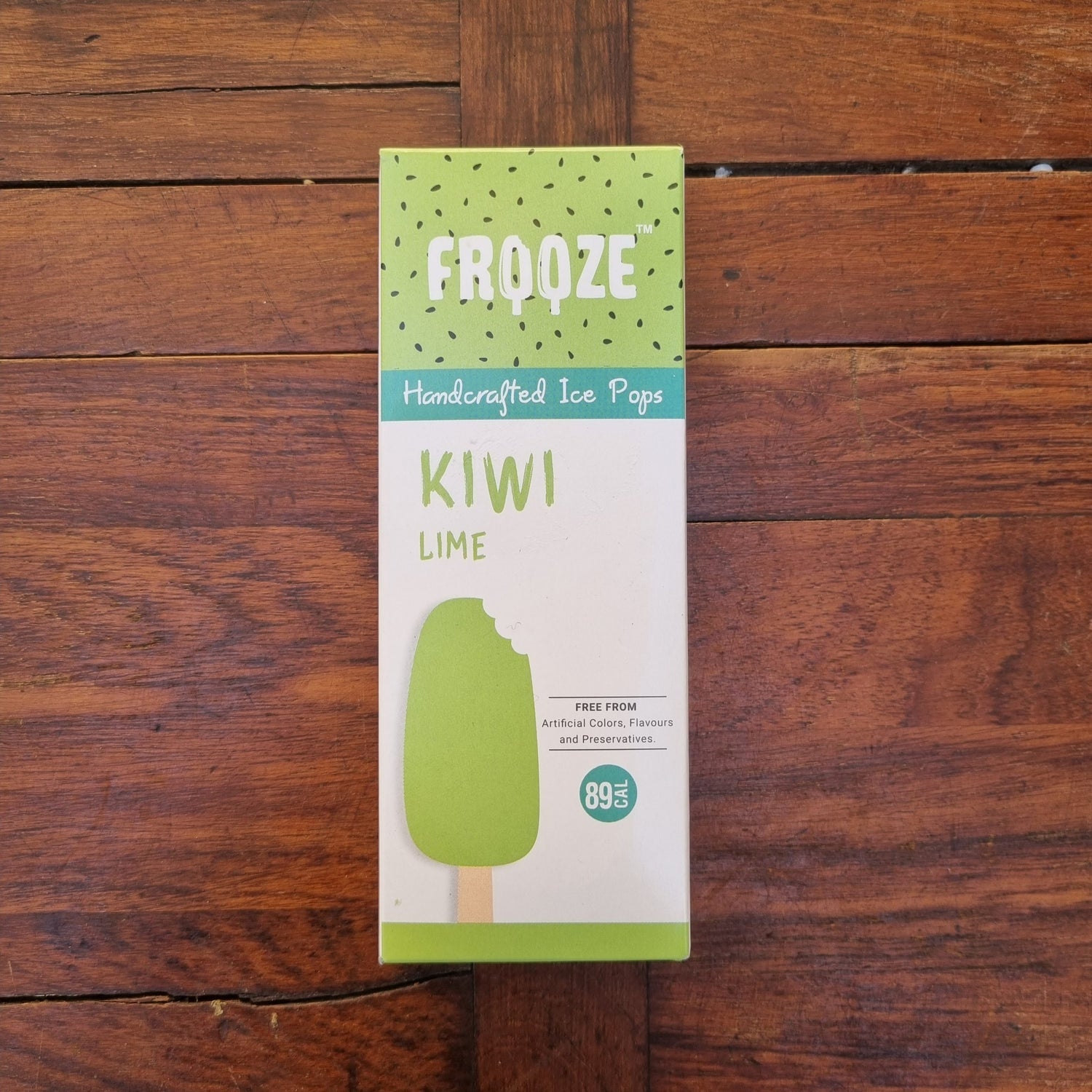 Kiwi Lime Ice Cream – 89 Calories - Vegan, No Added Preservatives &amp; No Added Artificial Flavors - Frooze - 50gm