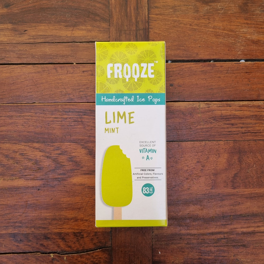 Lime Mint Ice Cream | 83 Calories - Excellent Source Of Vitamin A - All Natural – Vegan, No Added Preservatives, Artificial Flavors & No Added Emulsifiers - Frooze - 50gm