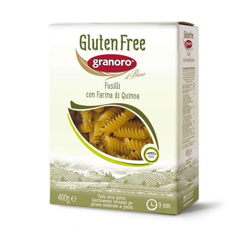 Fusilli | Con Farina Di Quinoa Fusilli- Gluten Free - Granoro - 400gm