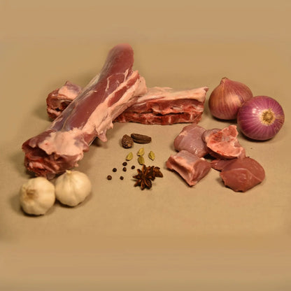 Lamb Loin - Frozen - Alwar, Rajasthan - Organically Raised -  Pasture Raised &amp; Grass Fed - Antibiotics And Hormone Free - 450gm