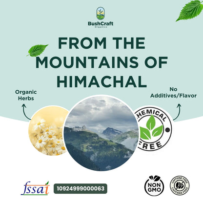Chamomile Herbal Drops (Flower Extract) - Supports Relaxation and Calmness -No Added Sugar, No Alcohol, No Artificial Additives - Bushcraft- 30ml
