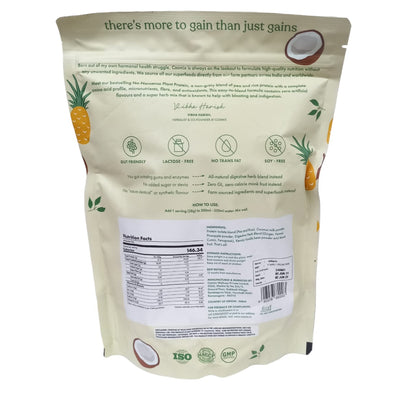 Protein Powder | Plant Protein – No Nonsense – (Pina Colada) - 24g Protein Per Serving - Gut Friendly, Lactose Free, No Trans Fat, Soy Free, No Added Sugar, Stevia, Gums, Enzymes &amp;amp; No Added Artificial Flavors – Cosmix – 500gm