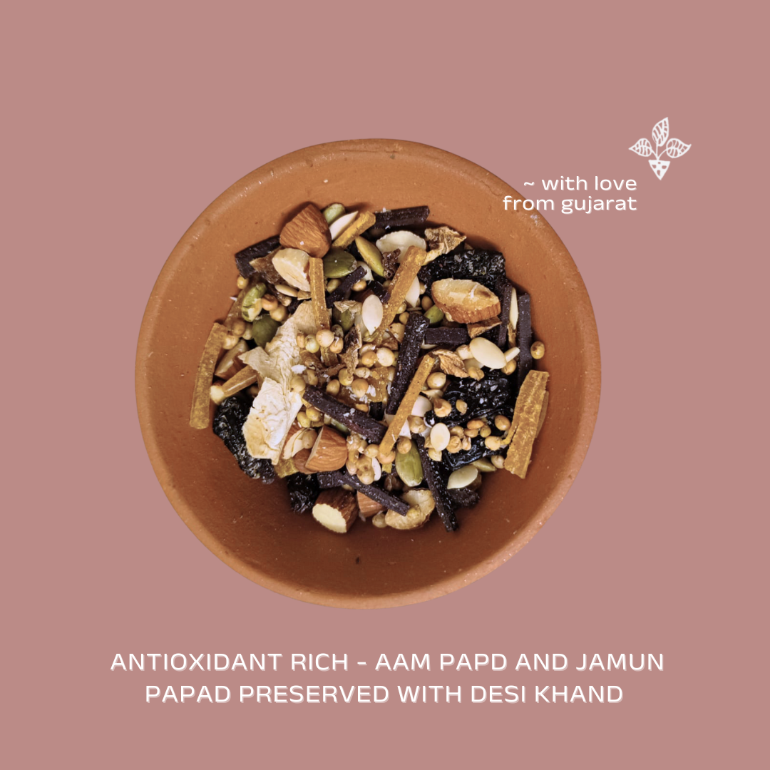 Ponk Trail-Mix with Mango Jamun and Khelra - Gluten Free -Zero Preservatives- Zero Refined Sugar- Maati-150gm