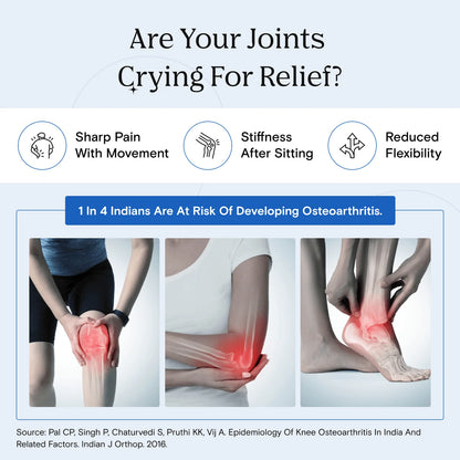 Health Supplements | Move Easy - Advanced Joint Support (Strawberry Flavoured) - Clinically Proven Ingredients-Zero Gram Sugar, No Artificial Sweeteners -Light Years Health - 2g*15 Sachets