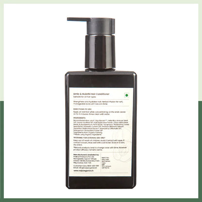 Shampoo |  Amla &amp; Mulethi Hair Conditioner-Sulphate &amp; Paraben Free – Naija – 200ml