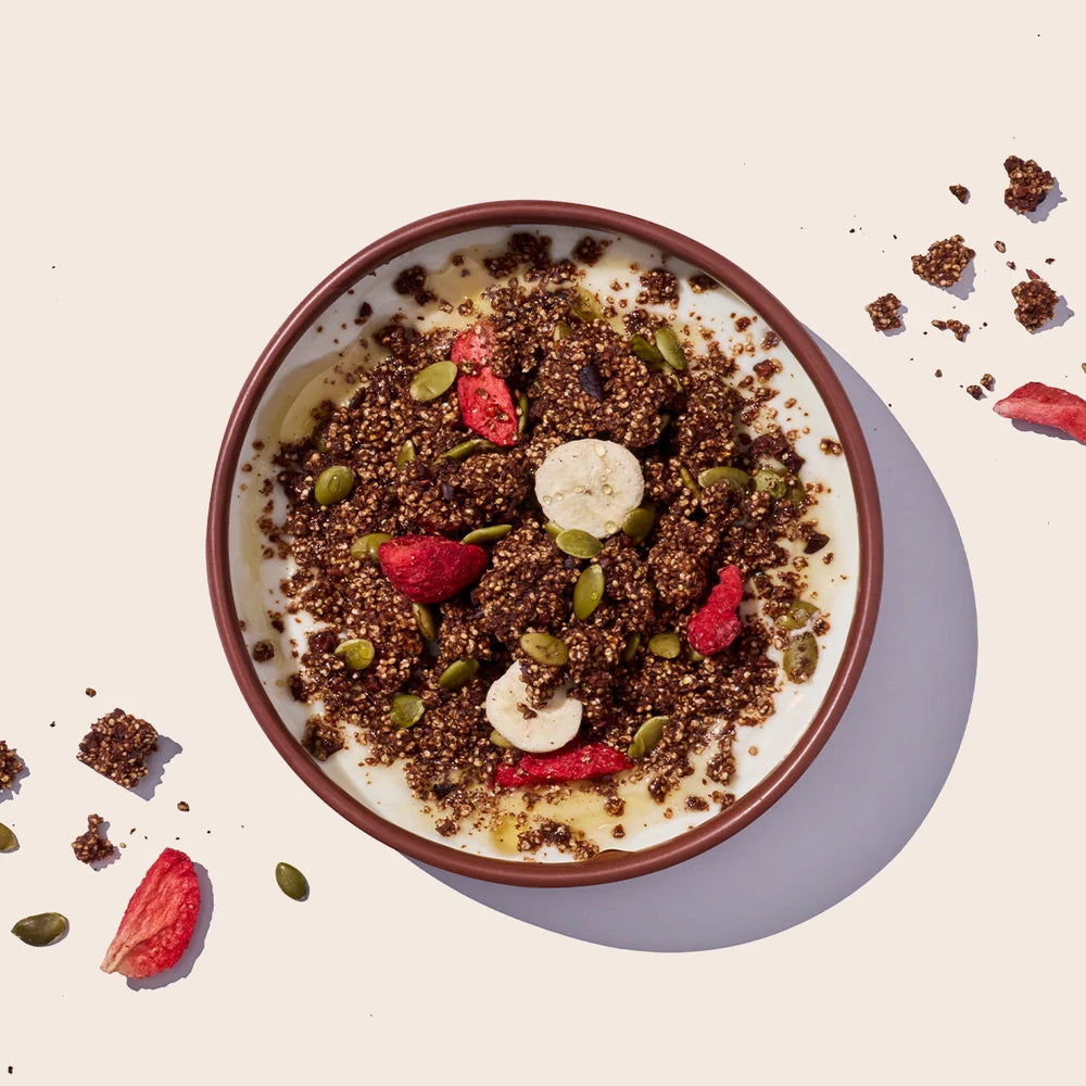 Berry &amp; Banana Millet Granola- Gluten Free, Refined Sugar Free &amp; PCOS Friendly – The Cinnamon Kitchen – 200gm