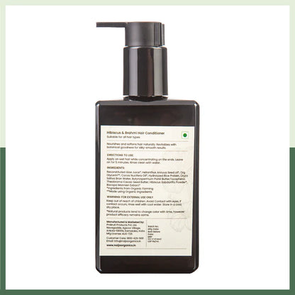 Conditioner | Hibiscus and Brahmi (Hair Conditioner)-100% Vegan -Free Sulphate &amp; Paraben– Naija – 200ml