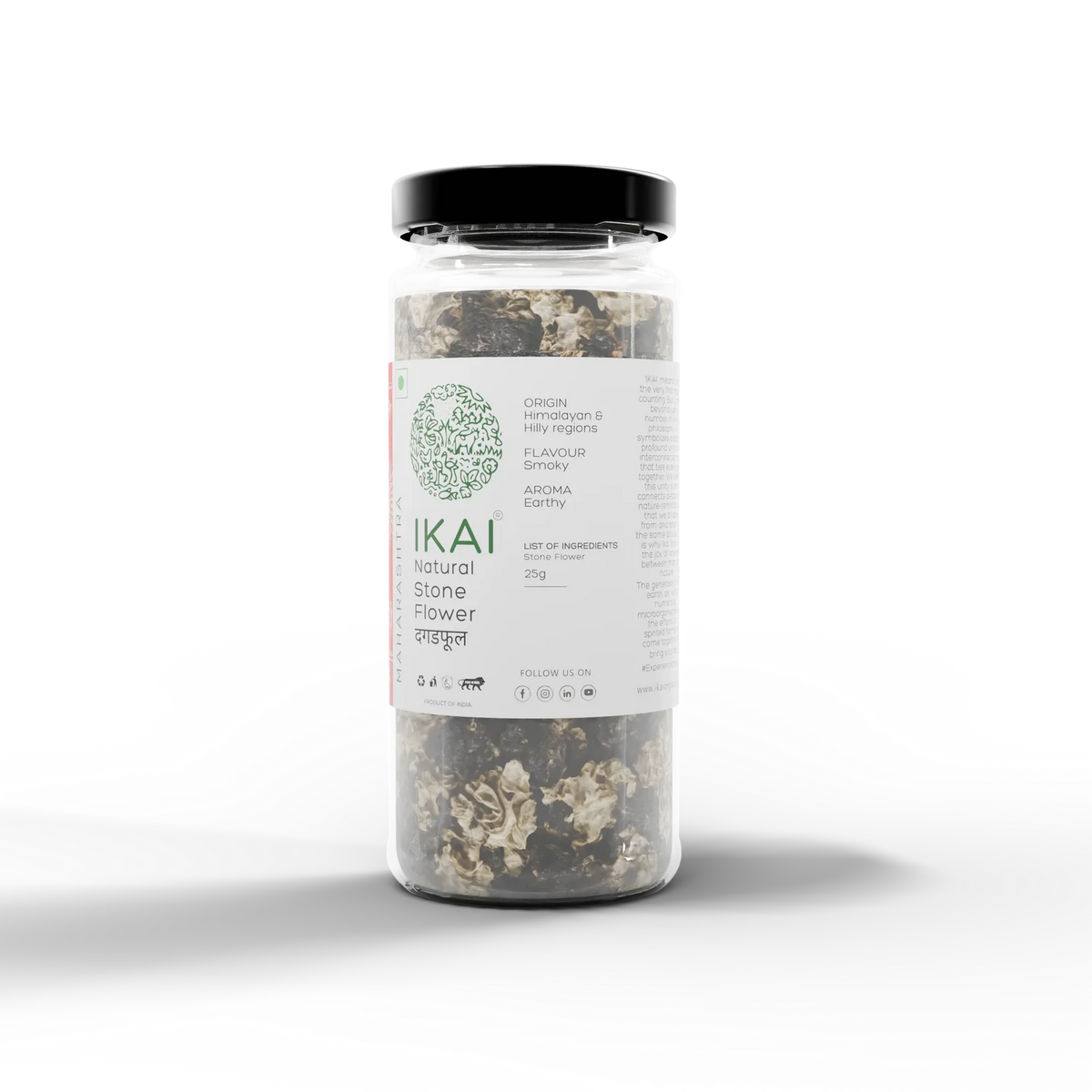 Natural Stone Flower (Dagad Phool) -Stimulate Digestive Enzymes and Support Healthy Digestion - No Preservatives- Ikai Organic – 25gm