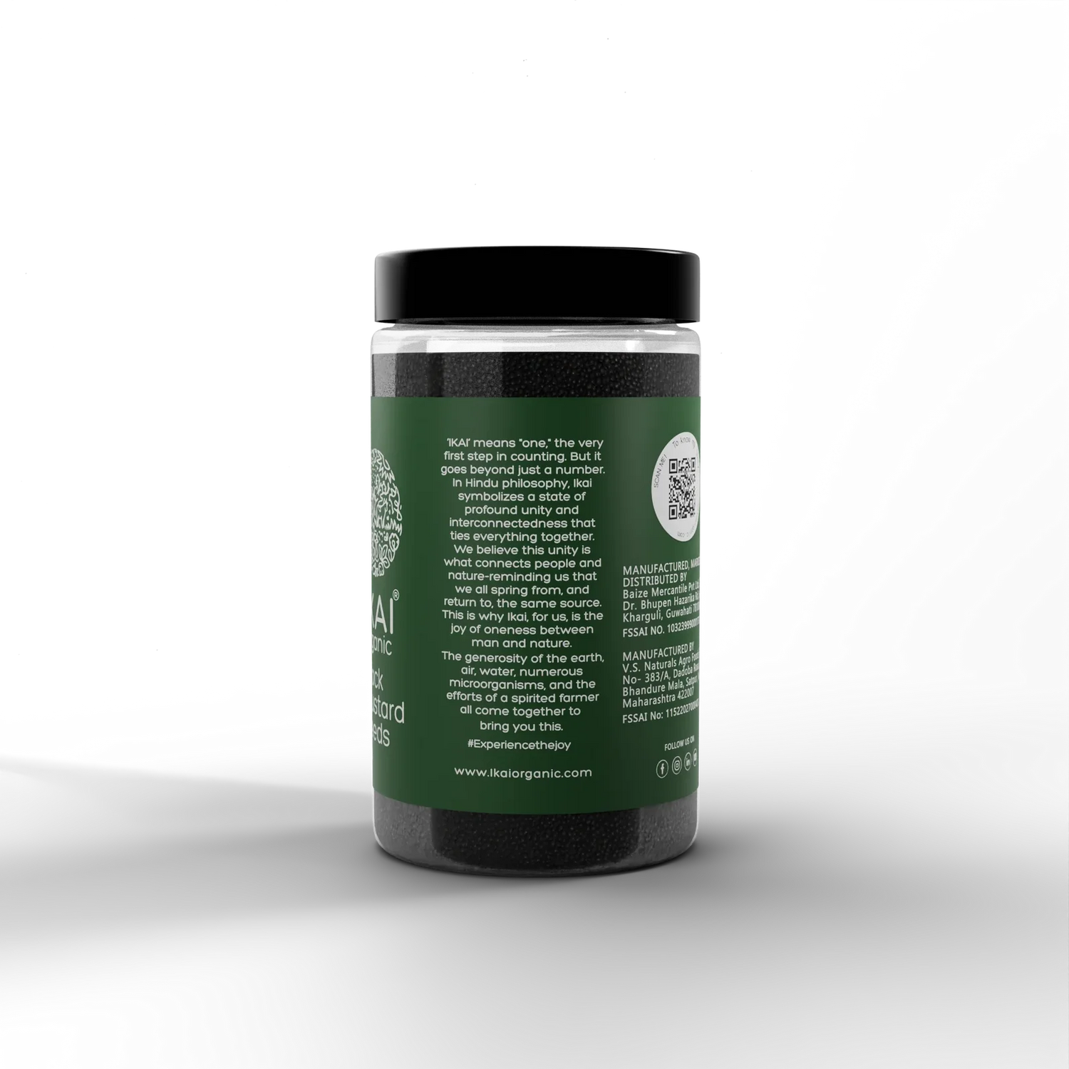 Seeds| Black Mustard Seeds - Kali Sarson- No Preservatives- Ikai Organic – 100gm