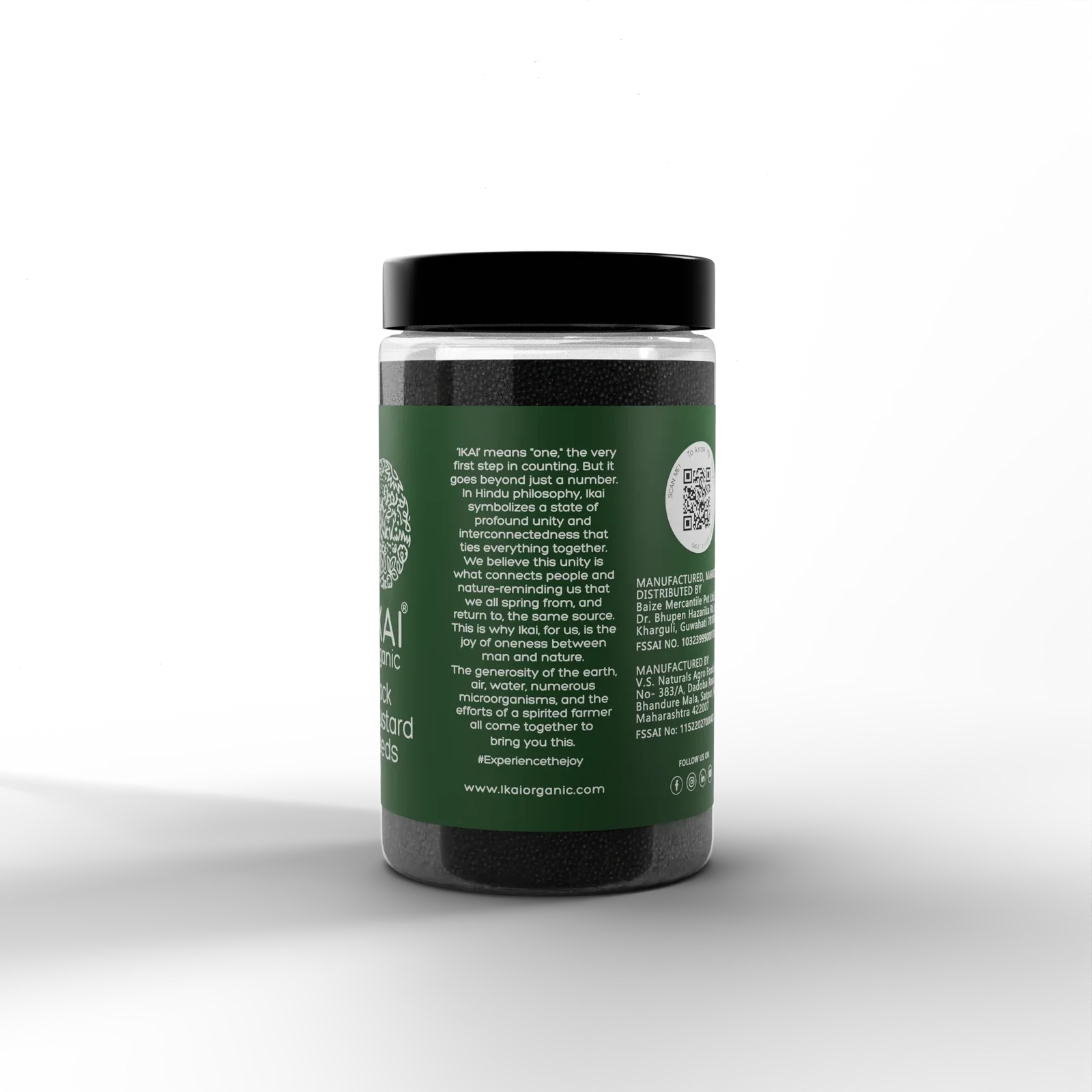 Seeds| Black Mustard Seeds - Kali Sarson- No Preservatives- Ikai Organic – 100gm