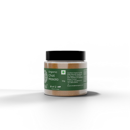 Masala Powder | Organic Chat Masala- Chatpata Spice Mix - Premium Spice Blend - No Preservatives- Ikai Organic – 50gm