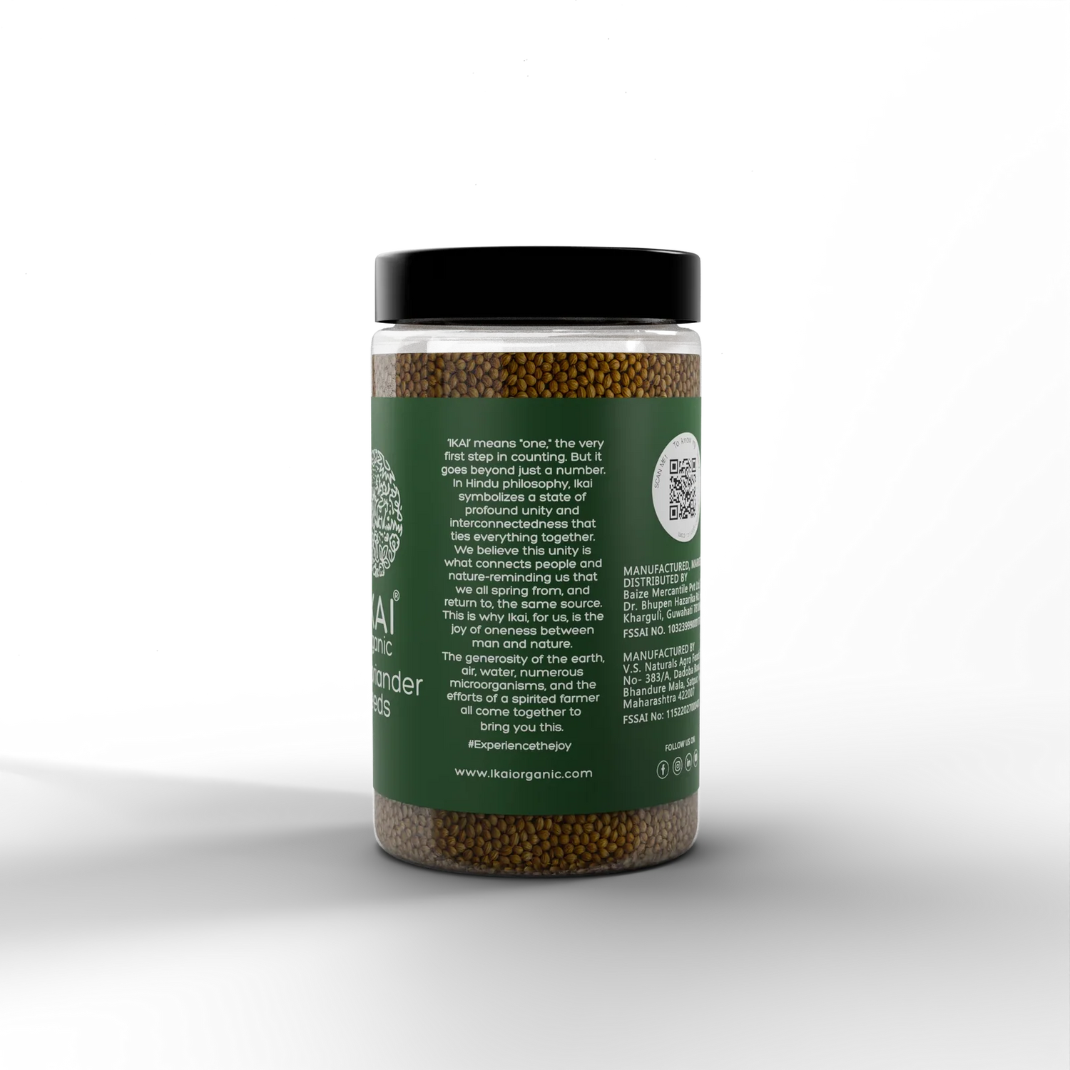 Seeds| Organic Coriander Seeds - Sabut Dhaniya - Pure Healthy &amp; Aromatic  No Preservatives- Ikai Organic – 100gm