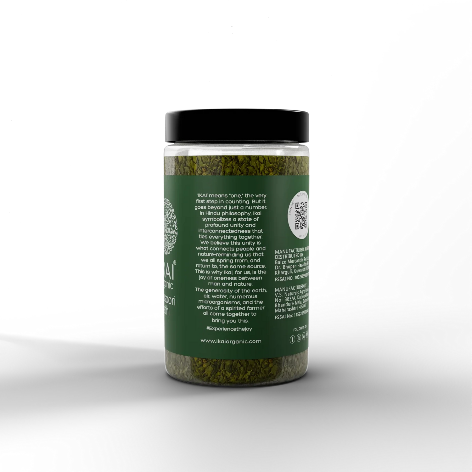 Kasoori Methi |Organic Kasuri Methi (Fenugreek Leaves) -Sundried Organic Fenugreek Leaves  - No Preservatives- Ikai Organic – 10gm
