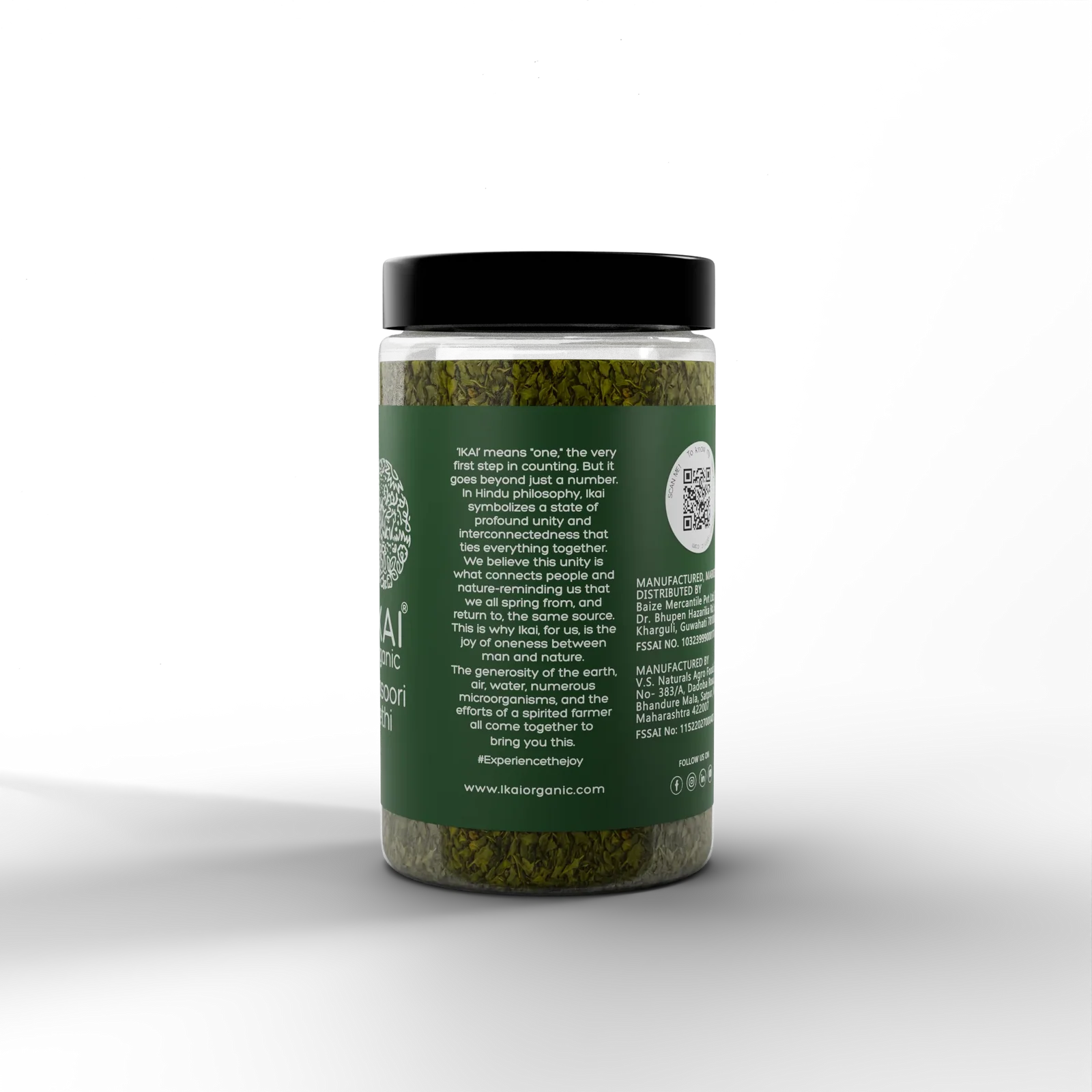 Kasoori Methi |Organic Kasuri Methi (Fenugreek Leaves) -Sundried Organic Fenugreek Leaves  - No Preservatives- Ikai Organic – 10gm