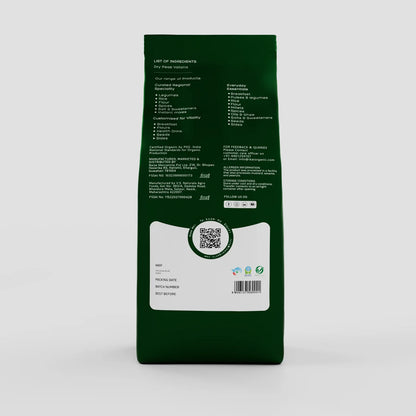 Peas | Dry White Peas -  Natural Protein Foods - Gluten Free Indian Foods-Support Heart Health -No Preservatives- Ikai Organic – 500gm