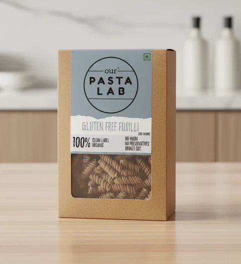 Pasta | Gluten Free Fusilli-100% Clean Label Organic-  No Maida , No Preservatives - Our Pasta Lab – 200gm