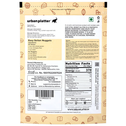 Vital Wheat Gluten – Vegan - Urban Platter – 1000gm