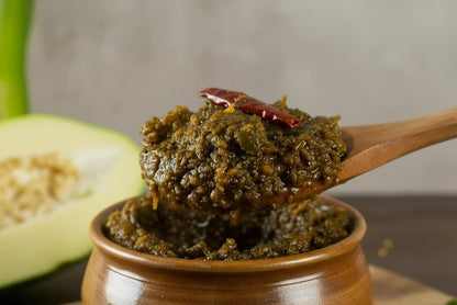 Chutney | Green Papaya Thokku -Made with Green Papaya, rich in digestive enzymes-Slow-Cooked in cold-pressed sesame oil - No added Vinegar, Sugar or Preservativess– Wildstraw – 300gm