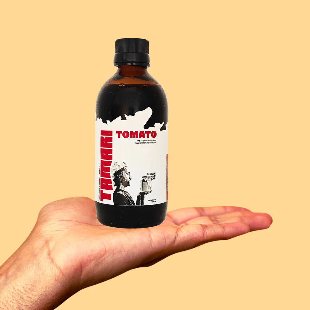 Soy Sauce | Tomato Tamari - Fermented – Gluten Free &amp; Soy Free - Brown Koji Boy – 250gm