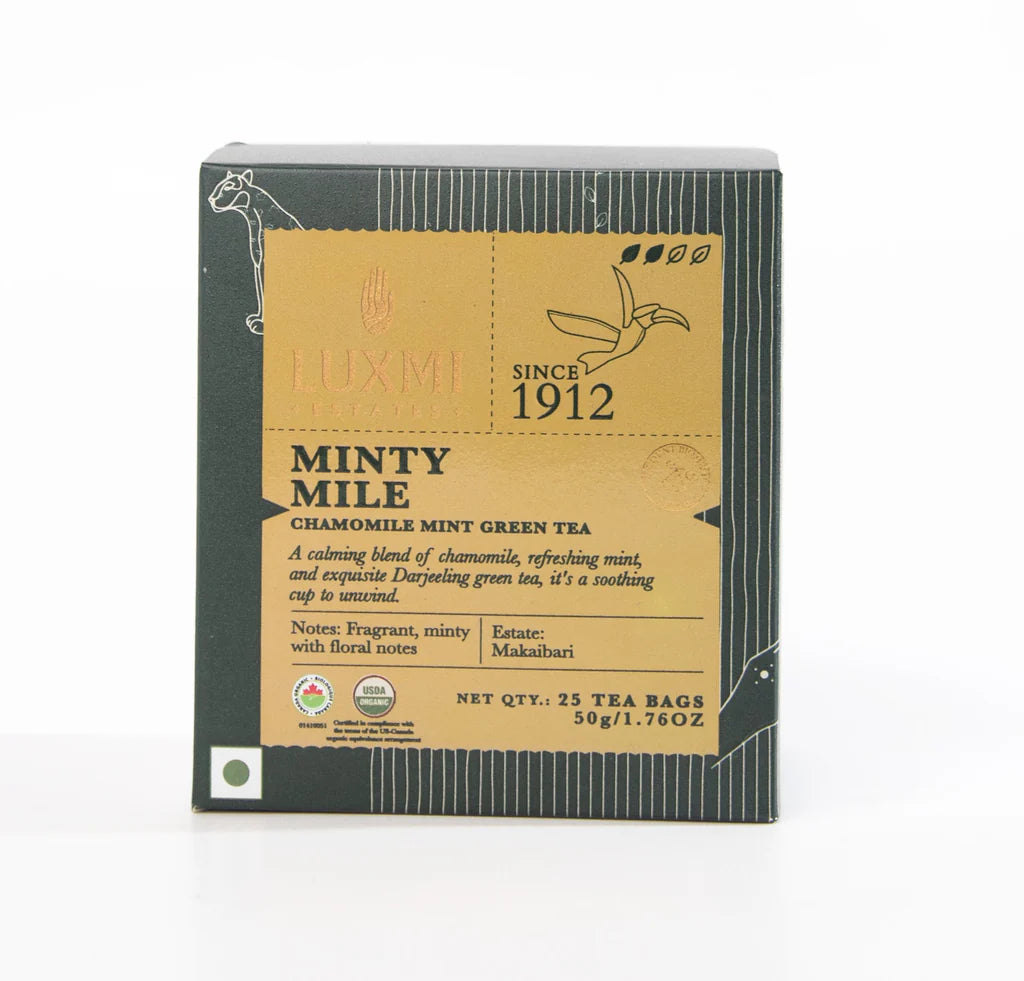 Tea | Lavender Valley - Lavender Rose White Peony - Low Caffeine - USDA Organic - Luxmi Estates - 50gm