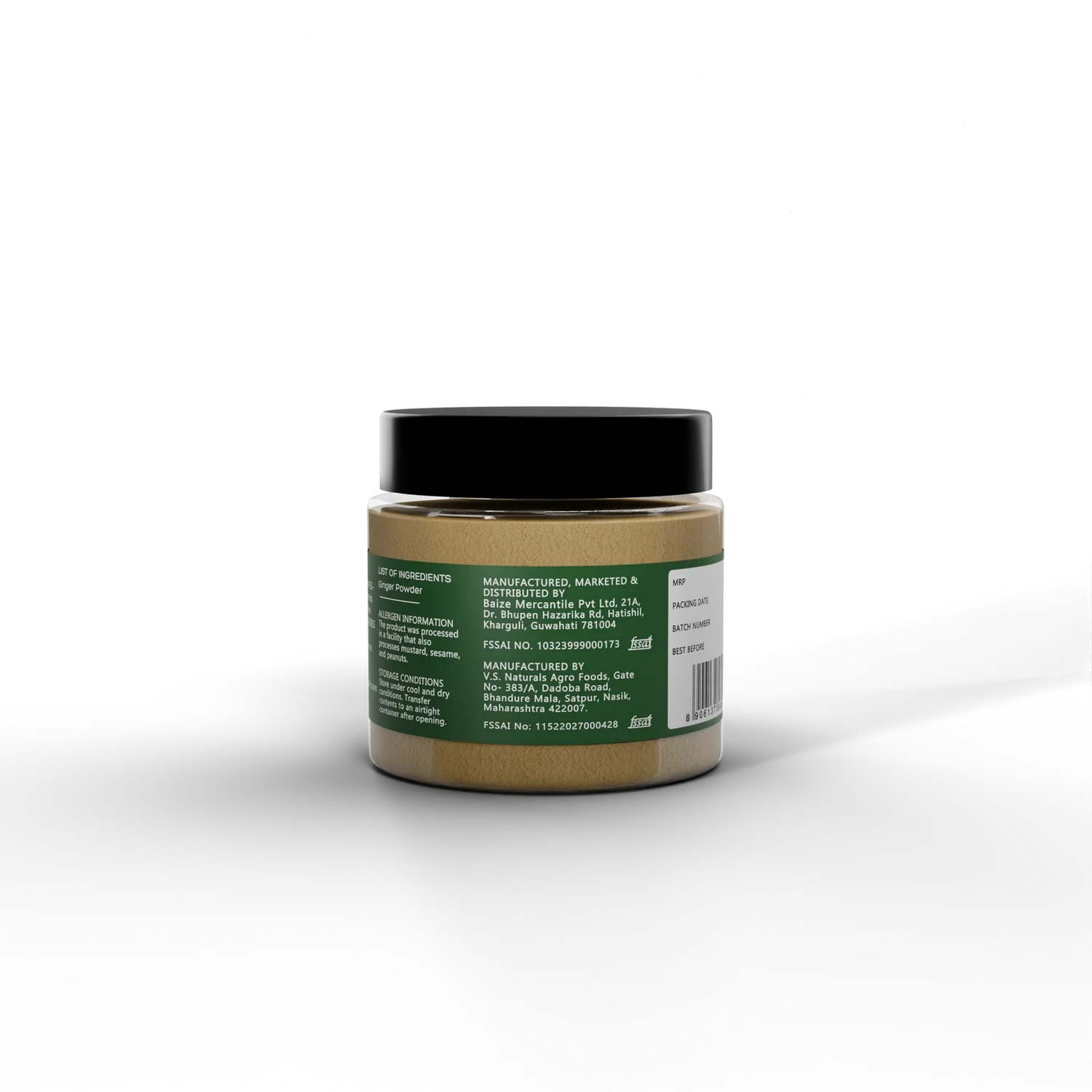 Ginger Powder | Organic Ginger Powder (Saunth)  -Pure ,Organic Spice - No Preservatives- Ikai Organic – 50gm