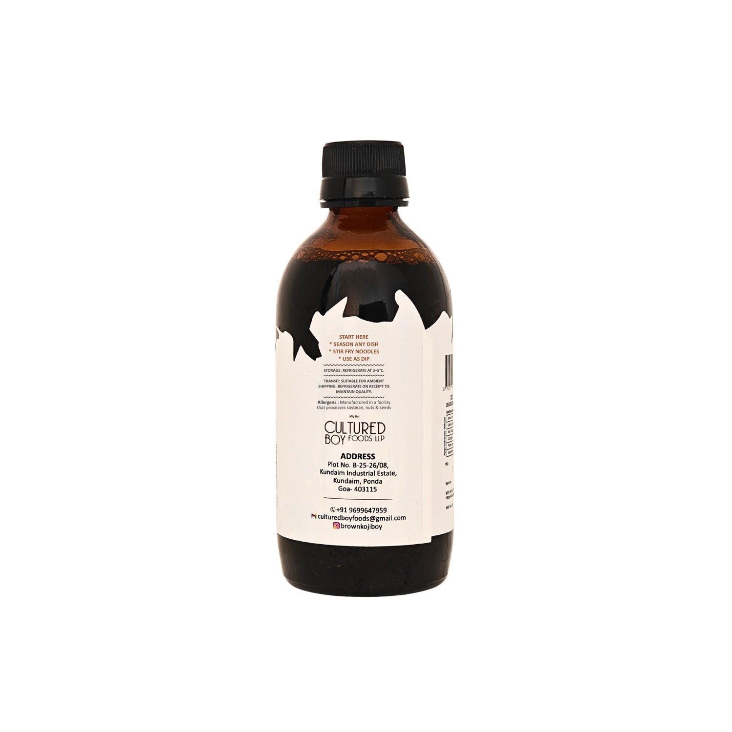 Soy Sauce - Gluten Free - Fermented - Brown Koji Boy - 250gm