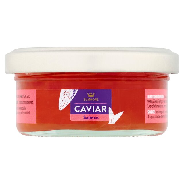 Salmon Caviar - Pasteurised &amp; Responsibly Sourced - Elsinore - 50gm